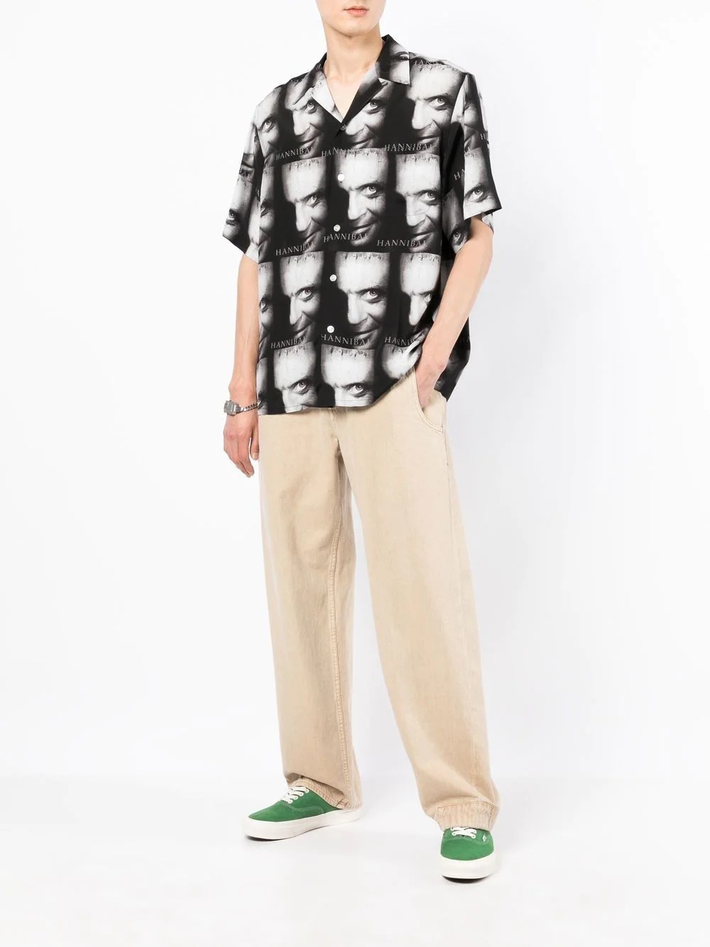 Hannibal-print short-sleeve shirt - 2