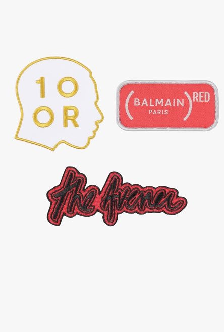 (Balmain) RED - Balmain Festival V02 sew-on patches - 1