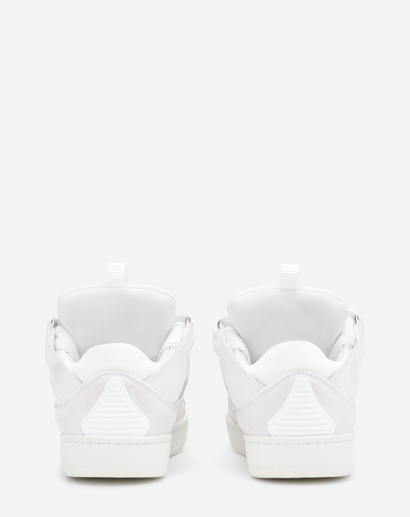 LEATHER CURB SNEAKERS - 5