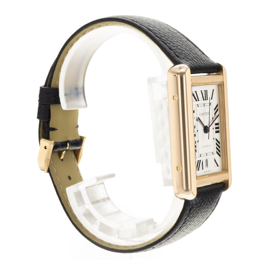 Pre-owned Cartier Tank Solo Automatic Silver Dial Men's Watch W5200026 - 6