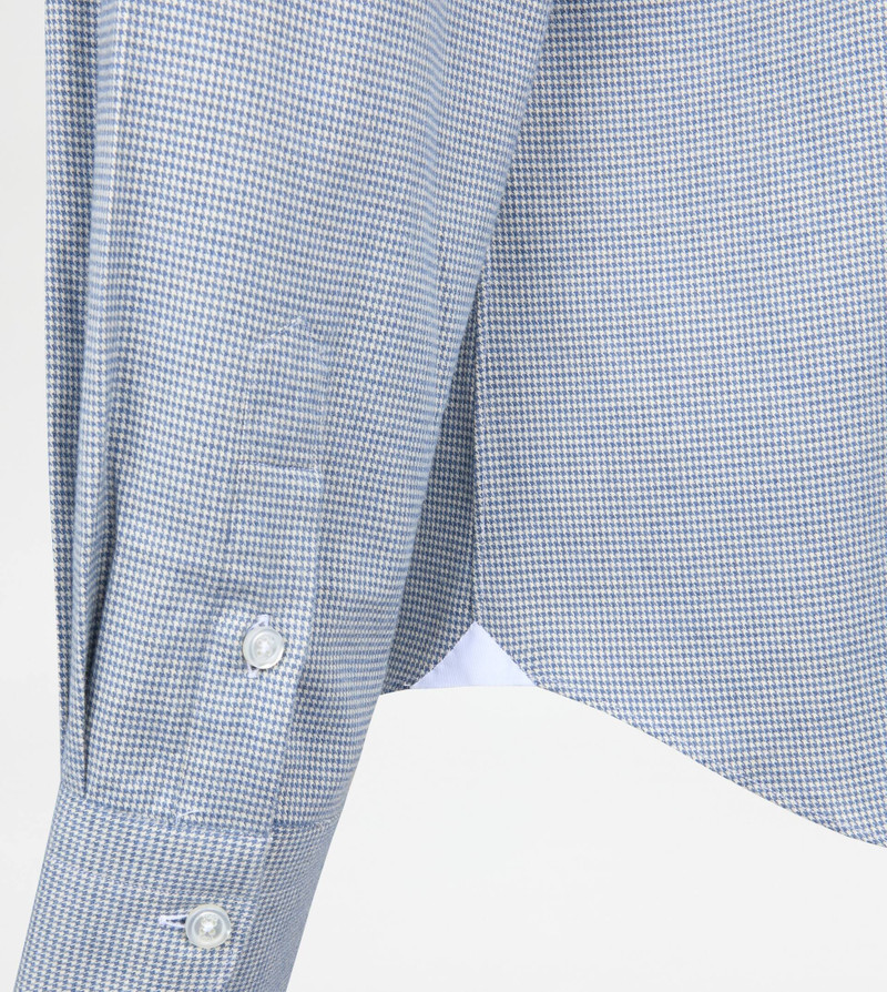 SHIRT IN COTTON - BLUE, WHITE 8