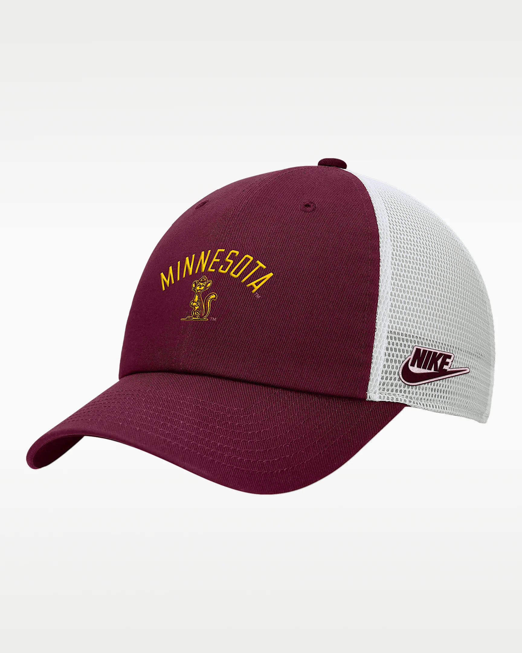 Nike College (Minnesota) Unstructured Trucker Cap - 1