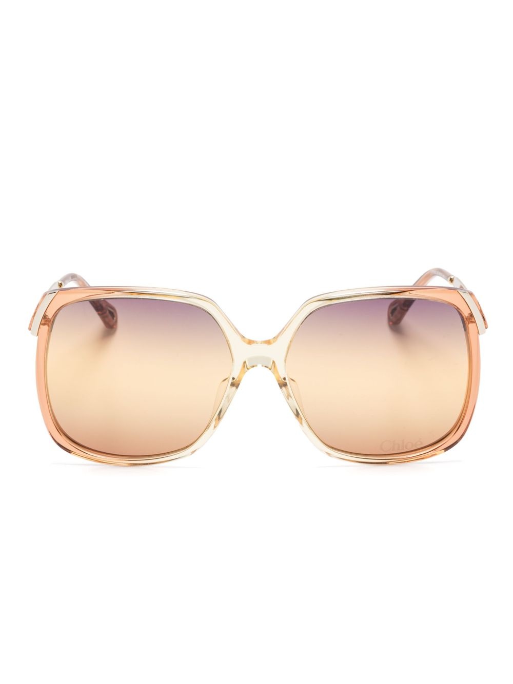 square-frame sunglasses - 1