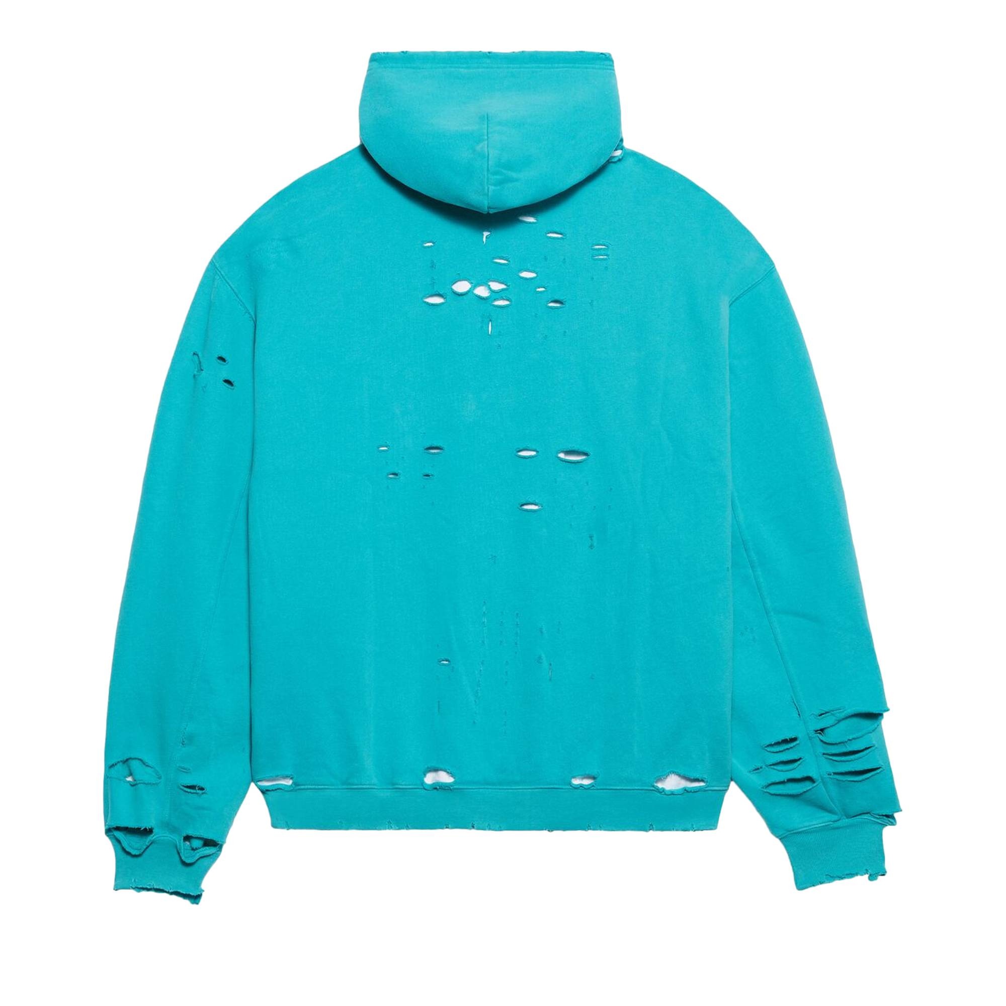 Balenciaga turquoise hoodie hotsell