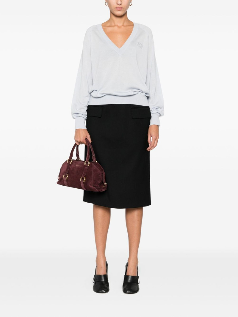 ELISABETTA FRANCHI logo-motif sweater outlook