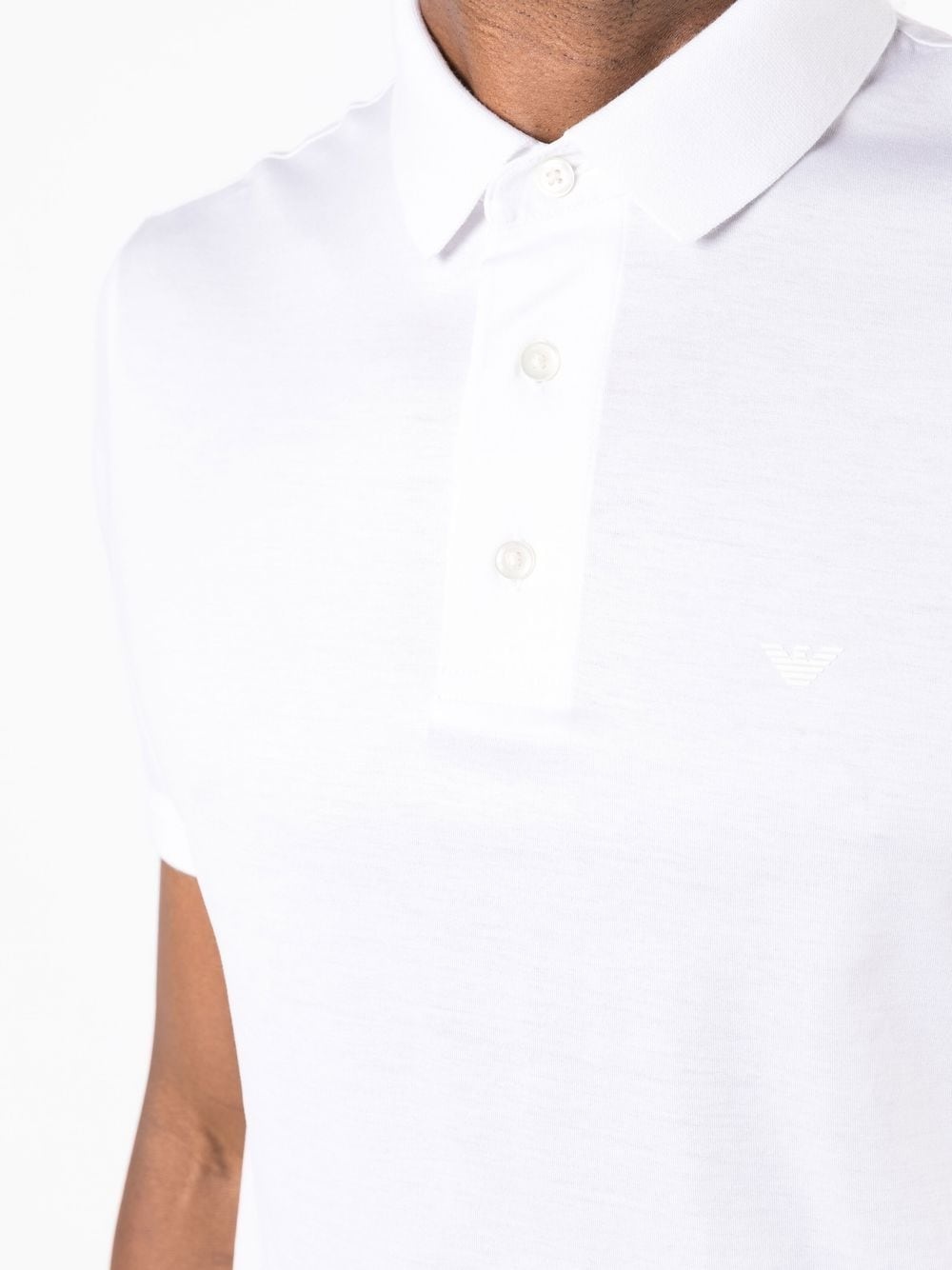 embroidered-logo polo shirt - 5