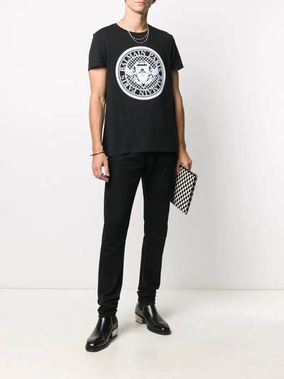 Balmain flocked coin T-shirt outlook