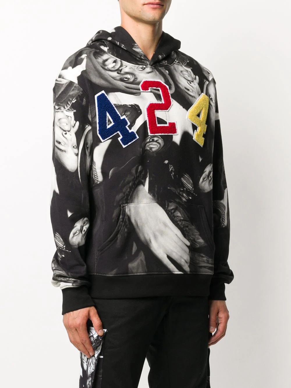 x Wu Tang photo-print hoodie - 3