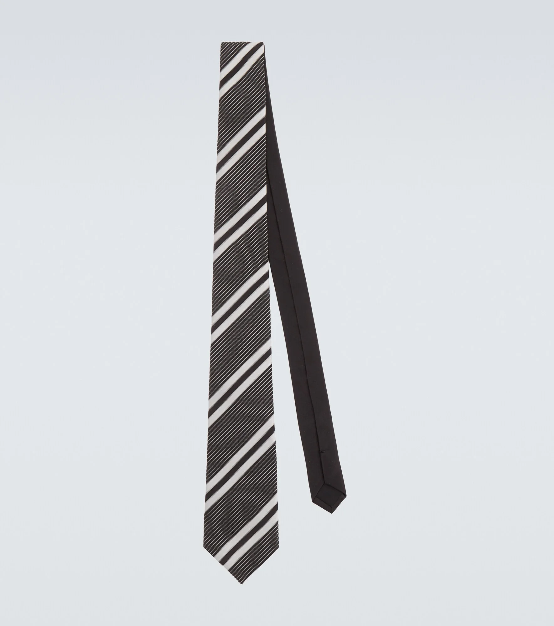 Striped silk tie - 1