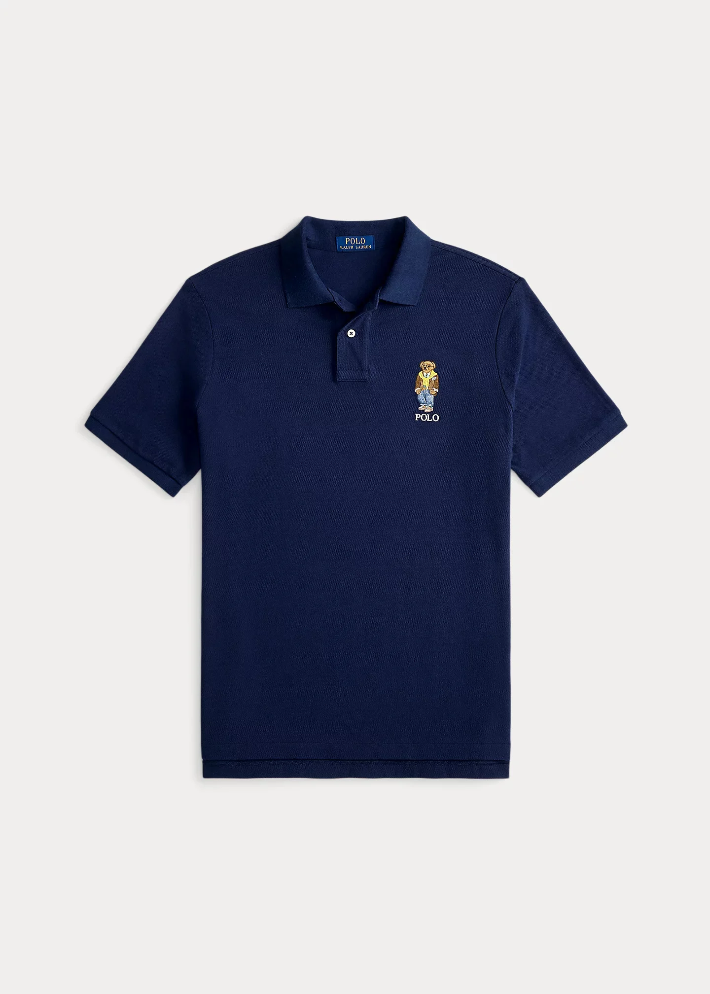 Classic Fit Polo Bear Mesh Polo Shirt - 1