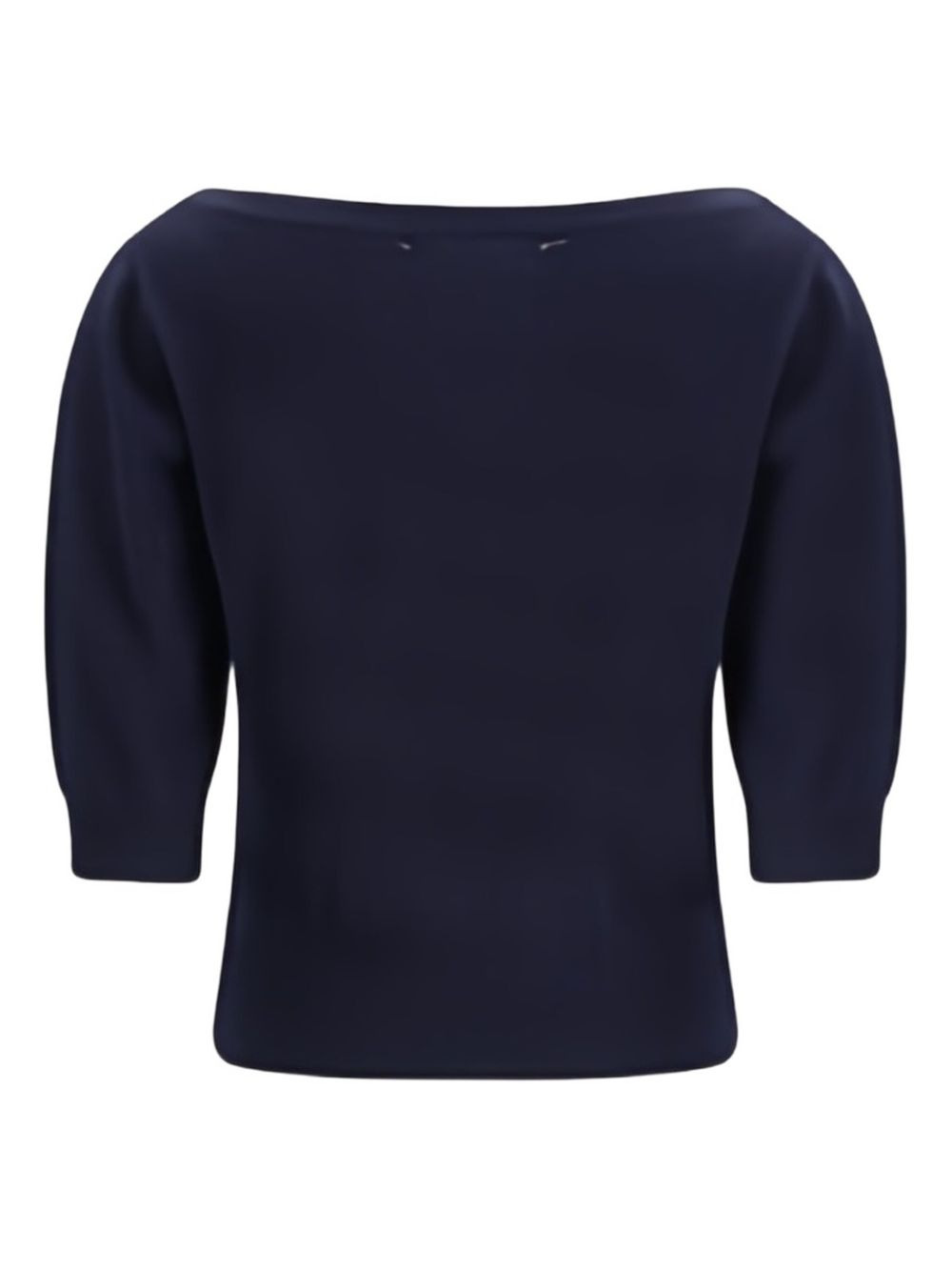 Nº422 Marianne puff-sleeve boat-neck sweater - 2