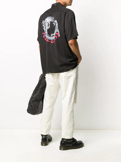 visvim painted dragon print shirt outlook