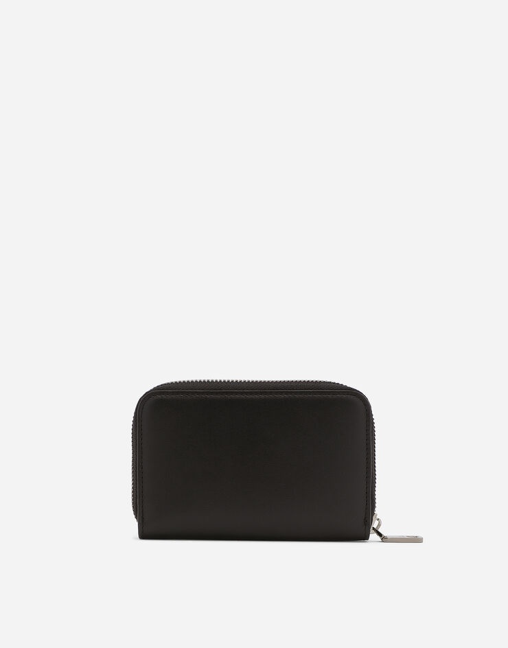 Calfskin nappa wallet with DG logo - 3