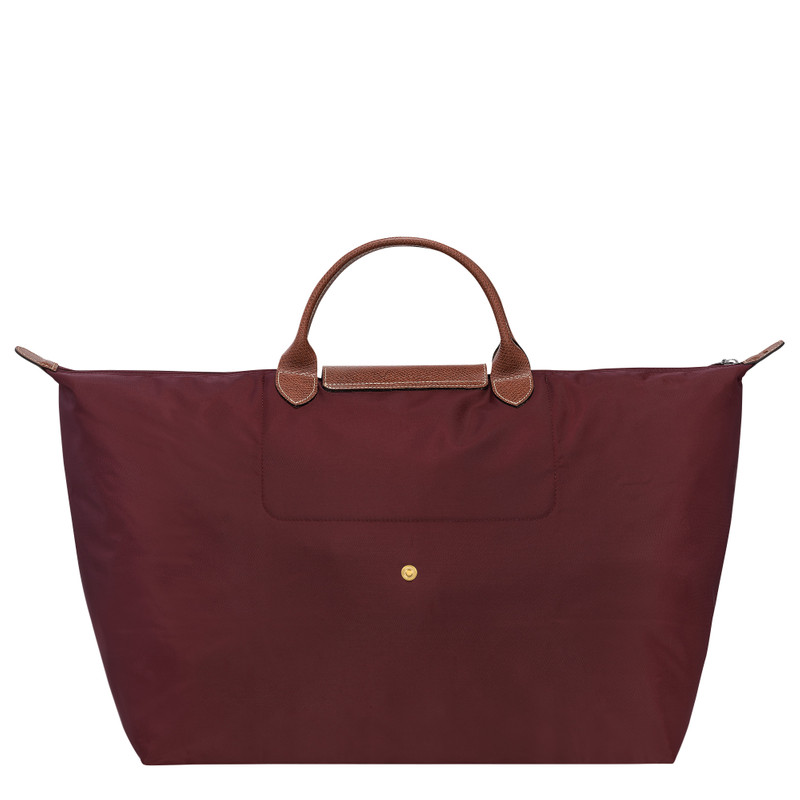 Le Pliage Original S Travel bag Burgundy - Recycled canvas 4