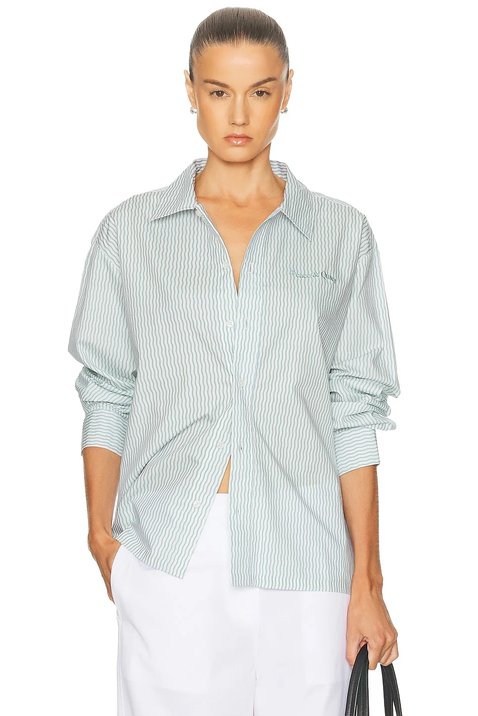 Wordmark Button Up Shirt - 1