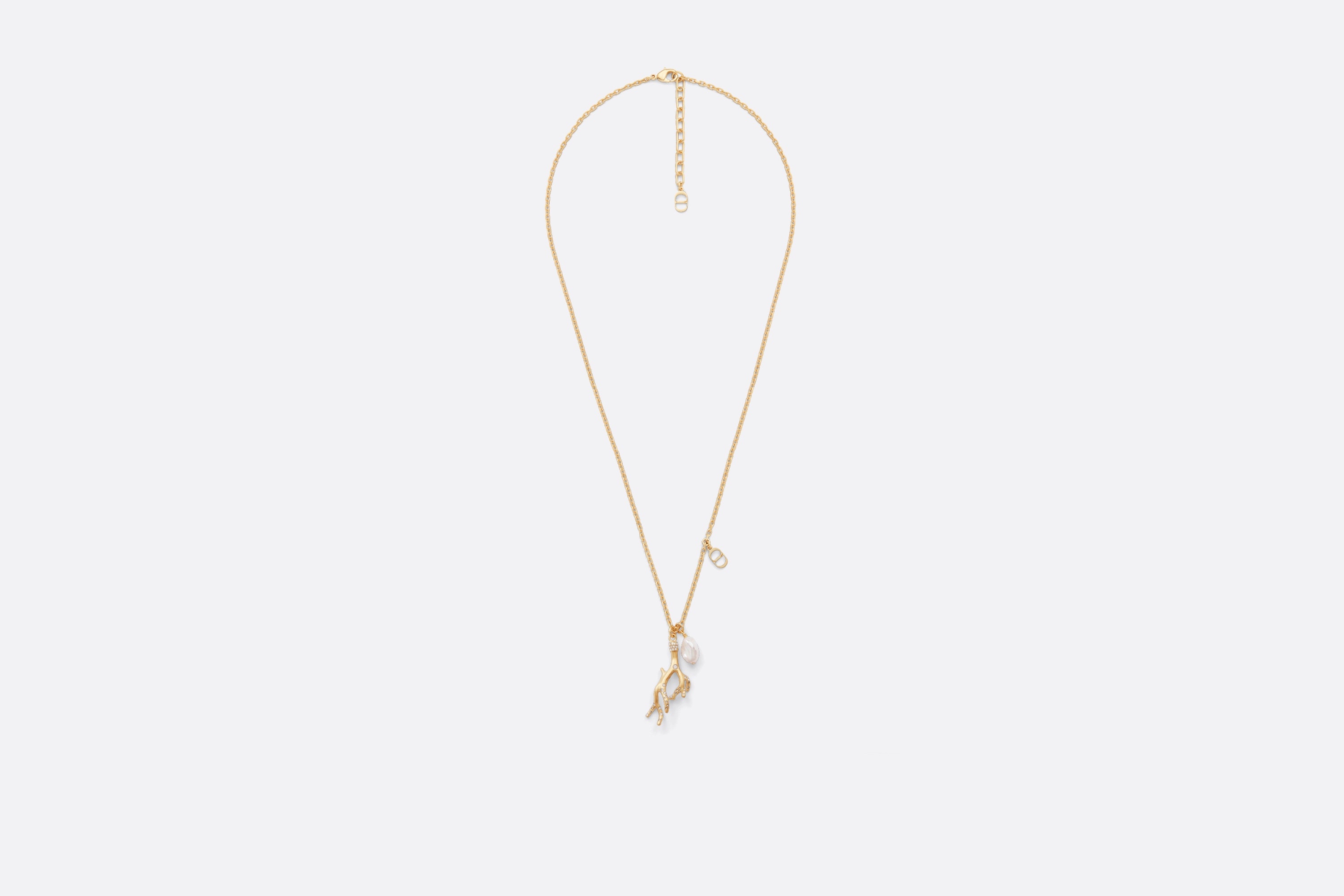 Coral Pendant Necklace - 1