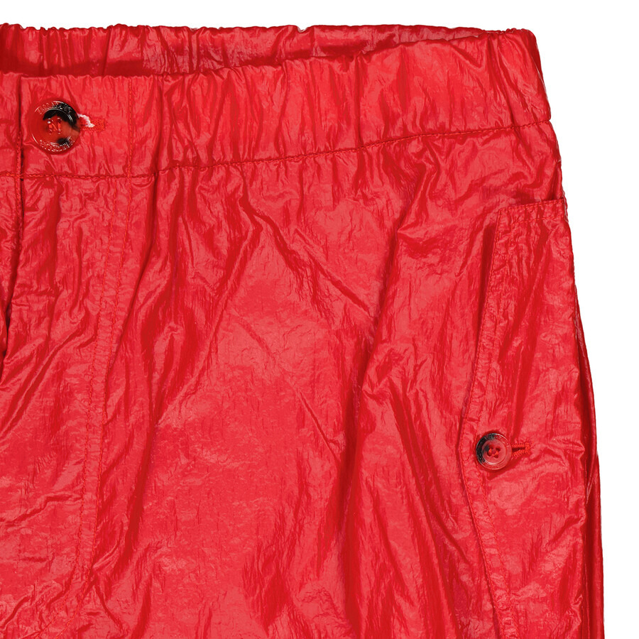 Ferragamo Red Nylon Cargo Pants - 7