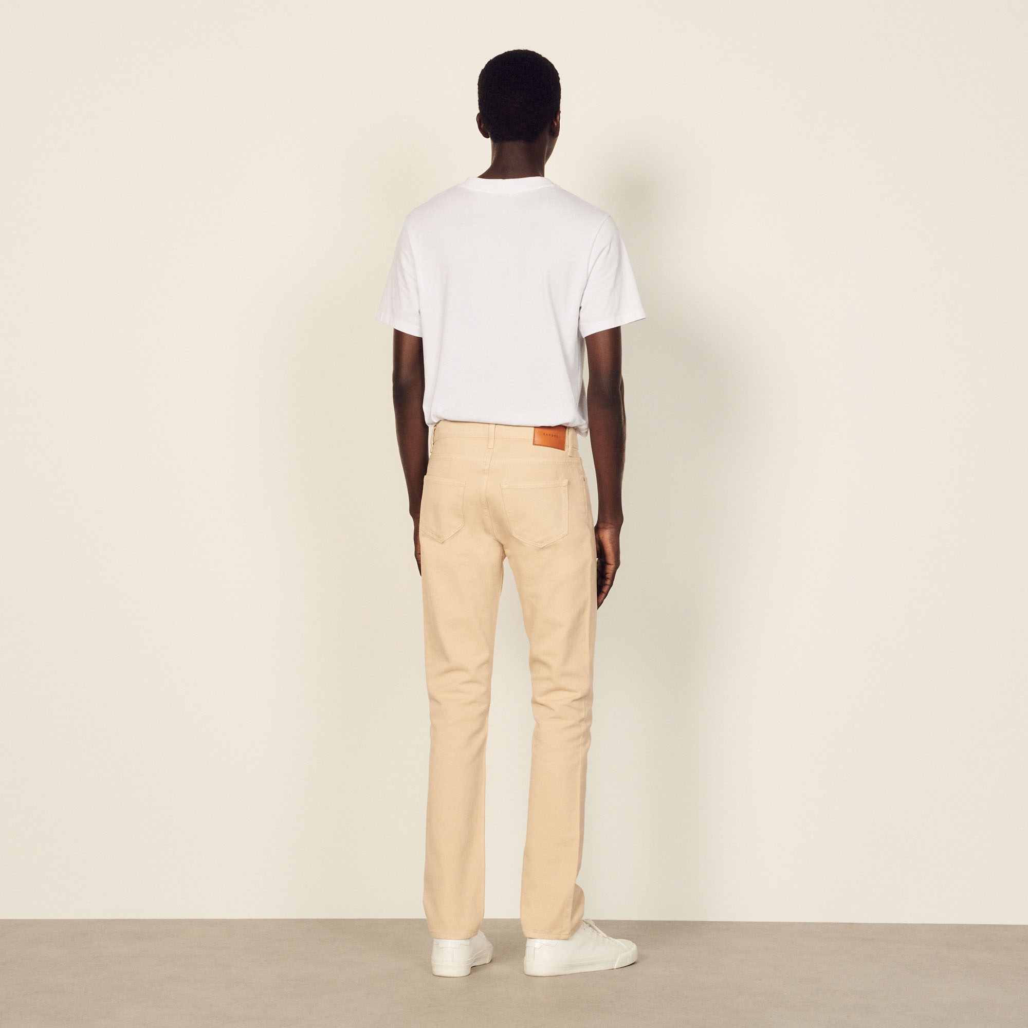 Slim-fit cotton jeans - 3
