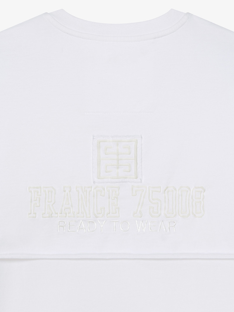 DOUBLE LAYERED T-SHIRT IN JERSEY WITH GIVENCHY LOGO 7