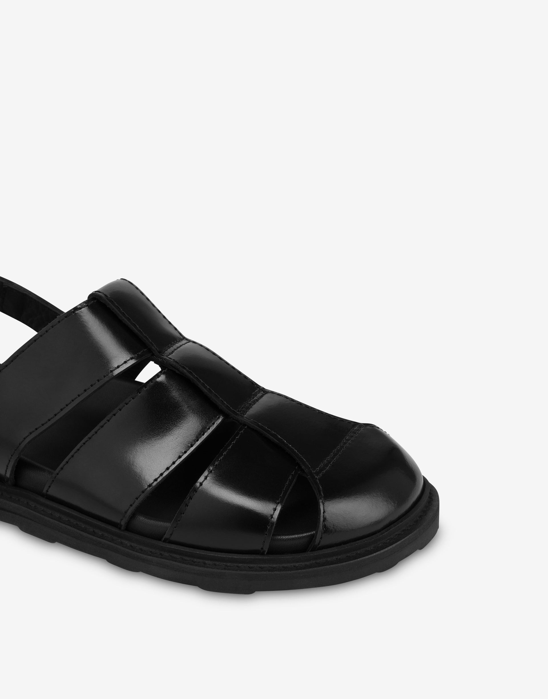 SANDALS IN BRUSHED CALF LEATHER SPORTY - 3