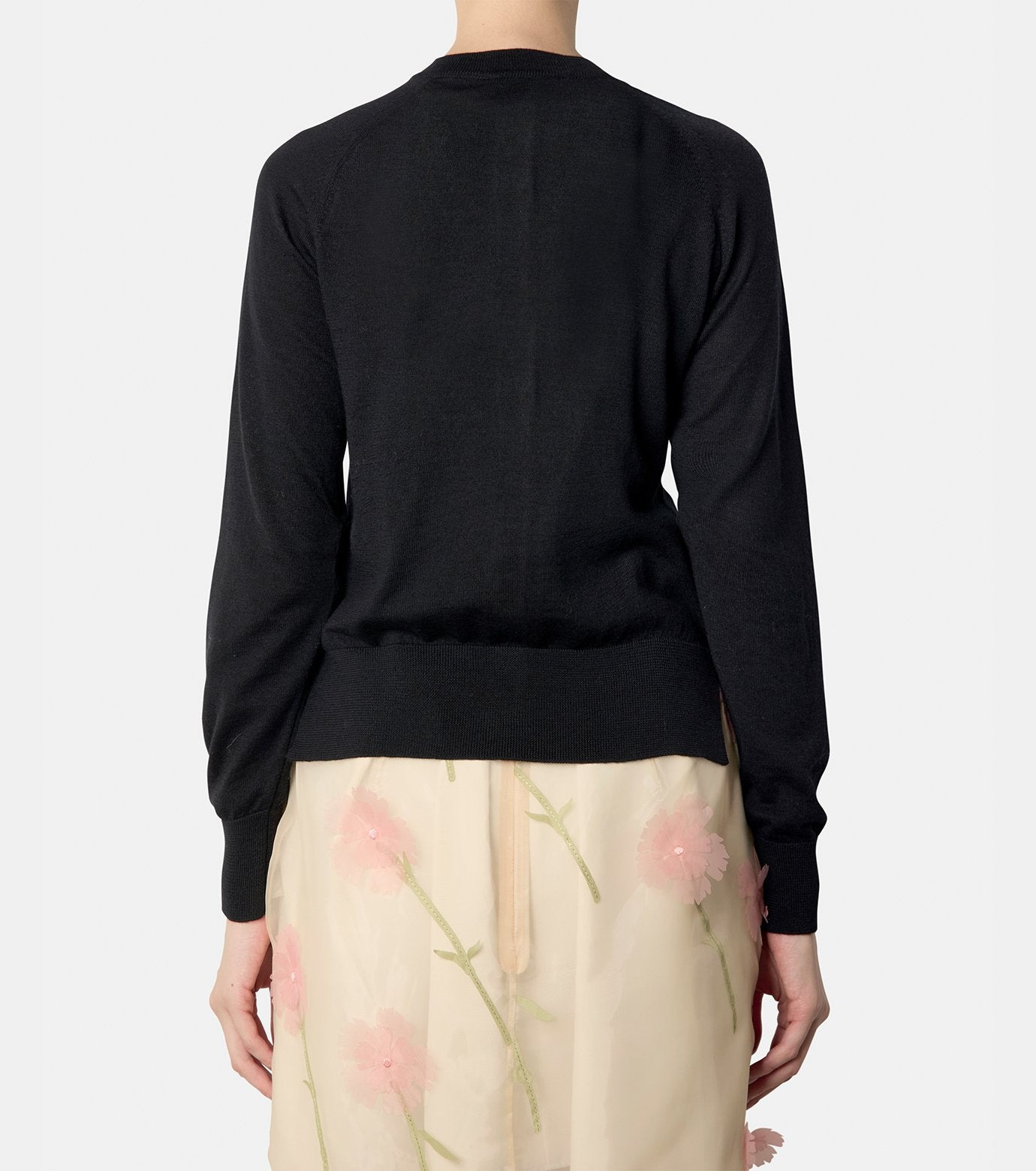 Carnation Detail LS Cardigan - 3
