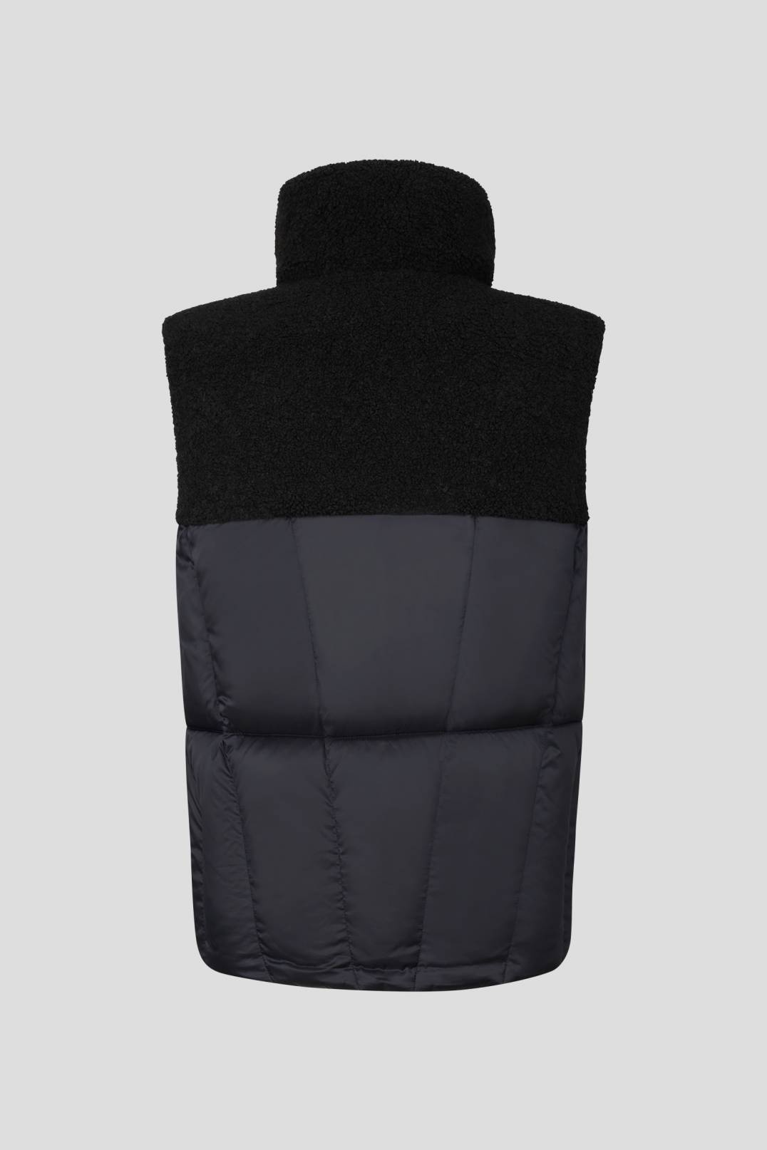 XENO REVERSIBLE DOWN WAISTCOAT IN NAVY BLUE - 10