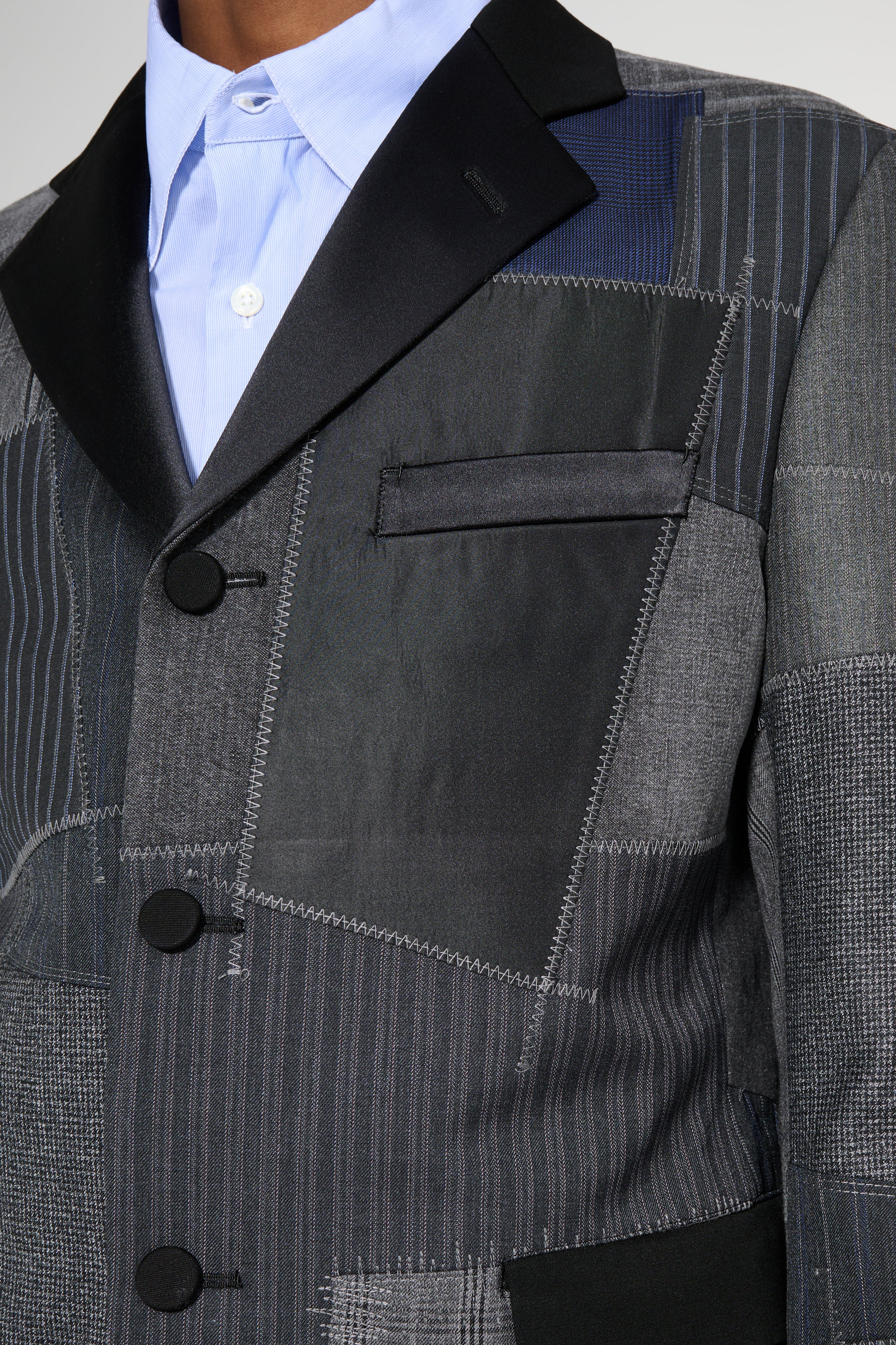 JUNYA WATANABE MAN PATCHWORK JACKET MULTI - 6