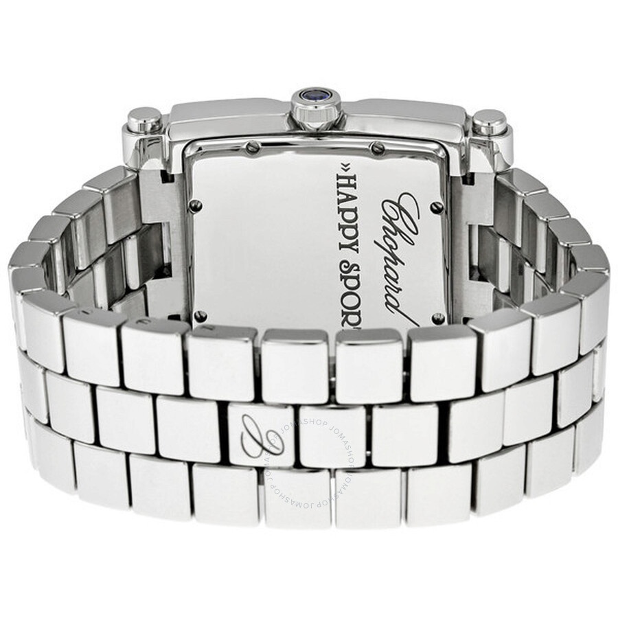 Chopard Happy Sport Square Diamond Ladies Watch 28/8467 - 3