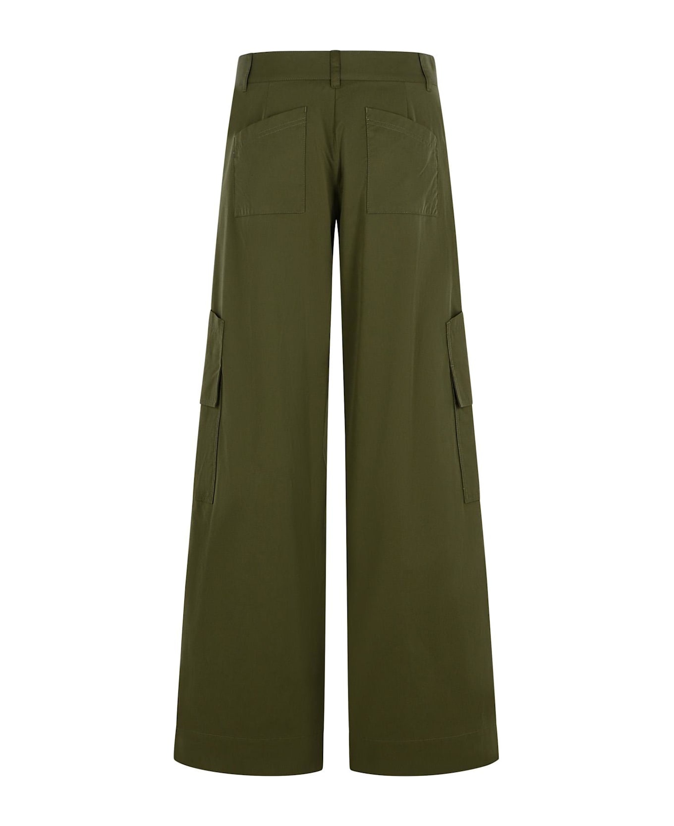 'toybox' Green Cotton Pants - 3