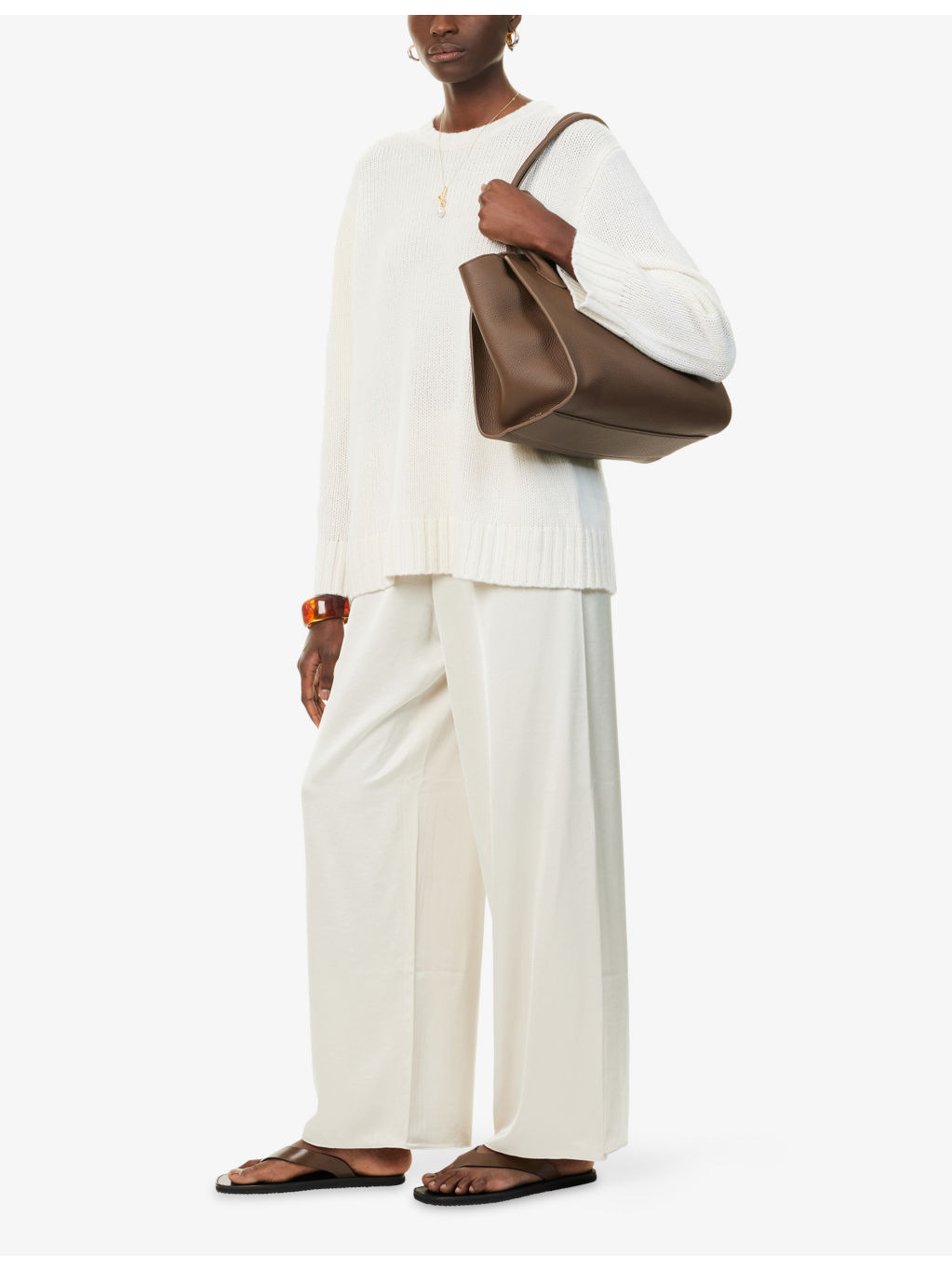 Demi Wide-Leg Woven Trousers - 2
