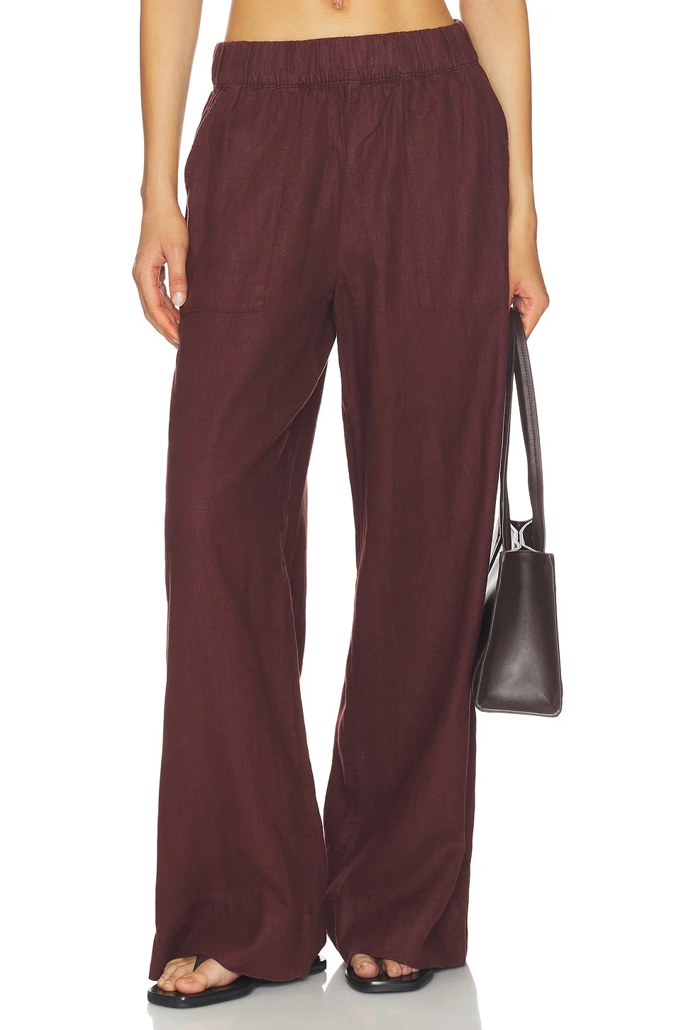 Easy Wide Leg Linen Pant - 1