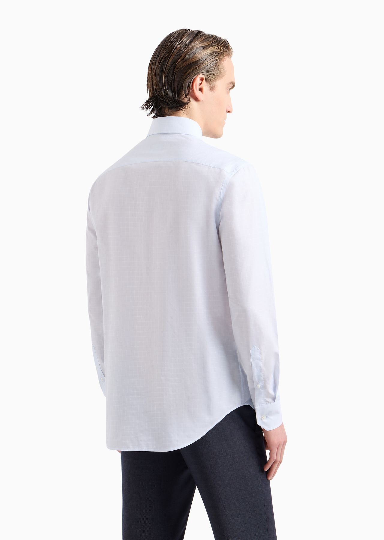 Regular-fit shirt made from micro-woven cotton - 3