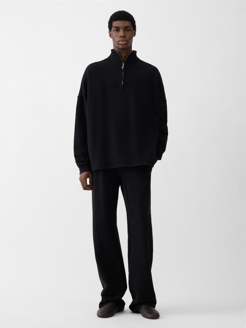 JACQUEMUS The Rond Carré zipped-rollneck sweatshirt outlook