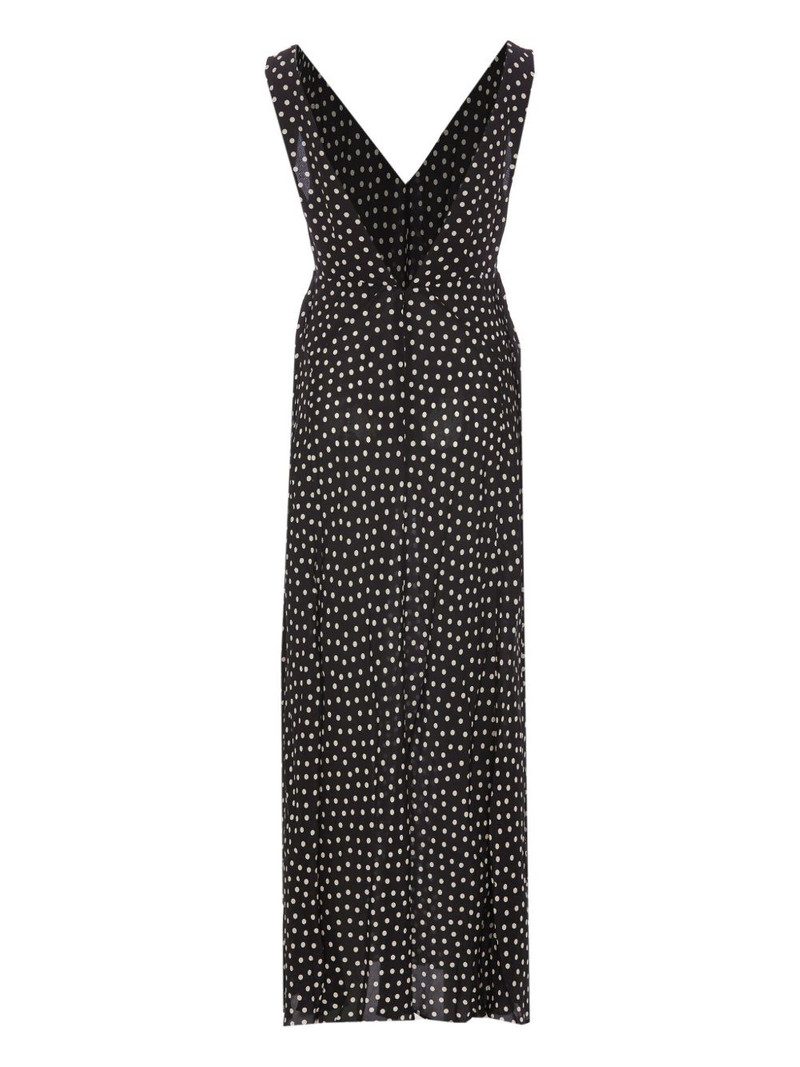 RIXO polka dot dress outlook