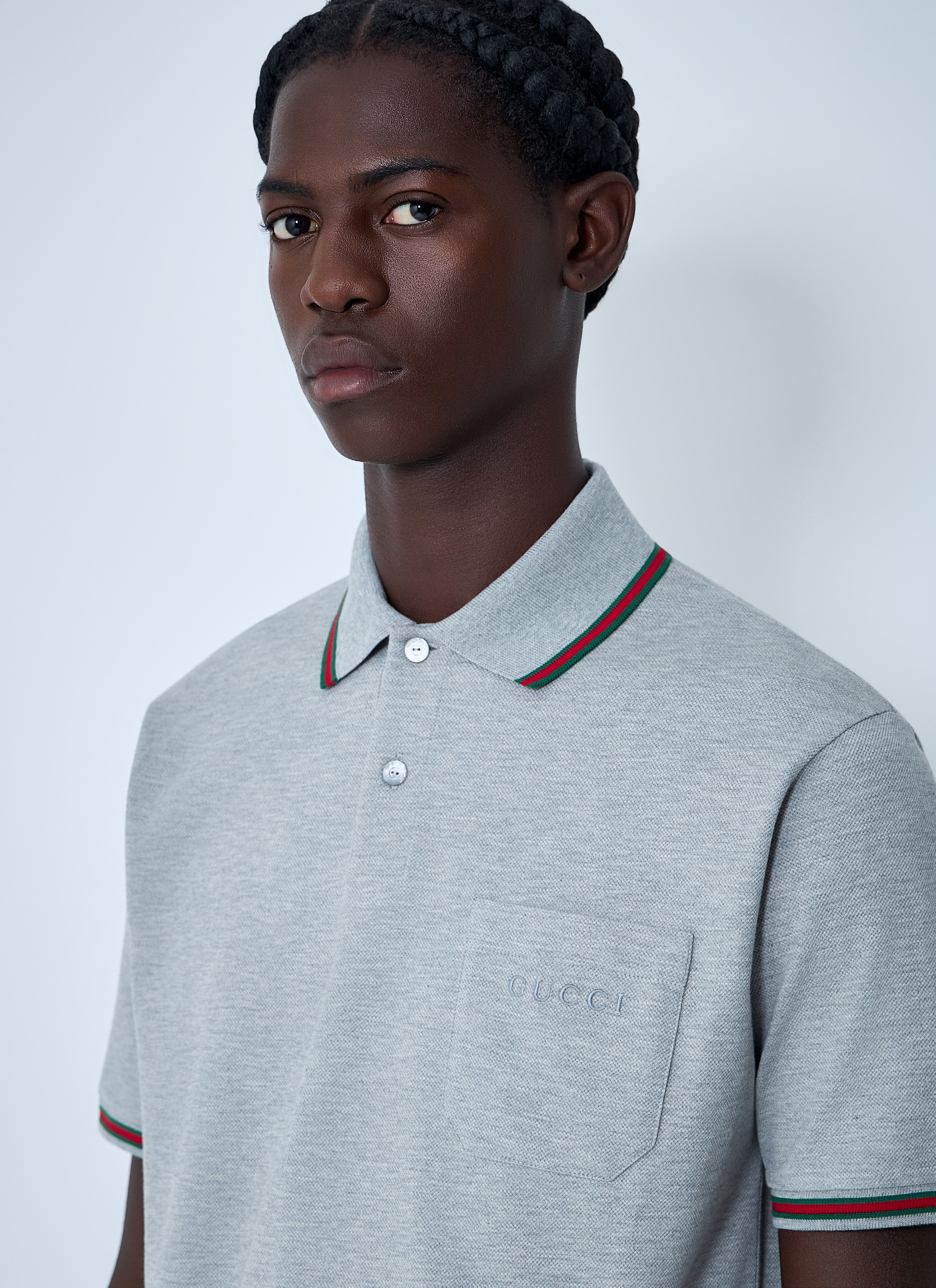 Logo Motif Polo Shirt - 5