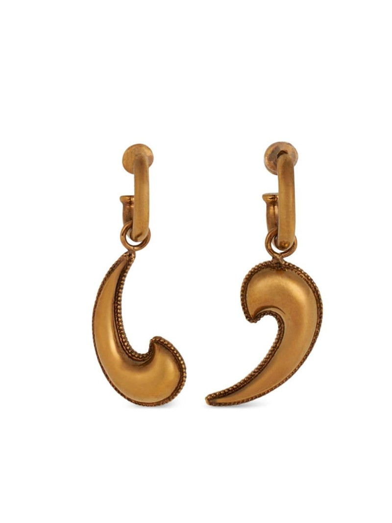 Paisley drop earrings 1