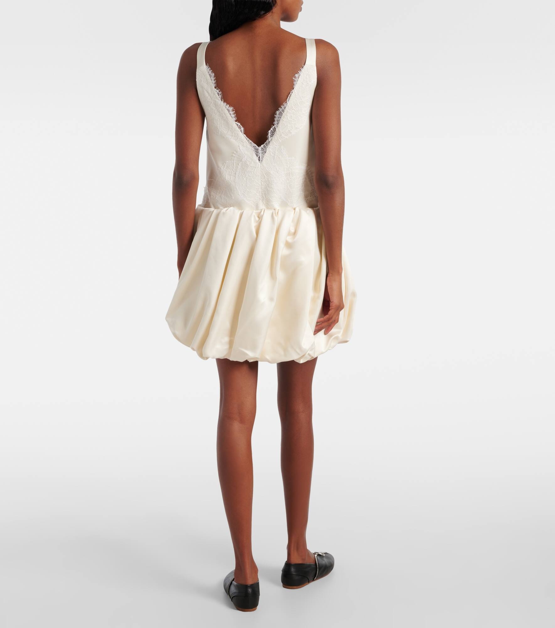 Lace-trimmed minidress - 3