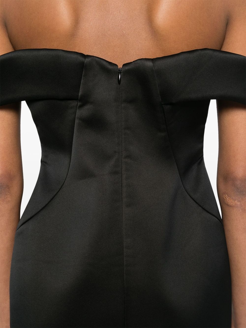 satin mini dress - 5