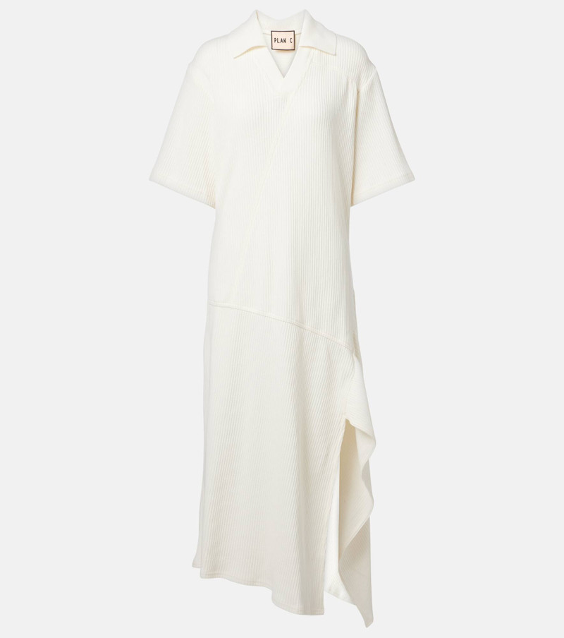 Cotton midi dress - 1