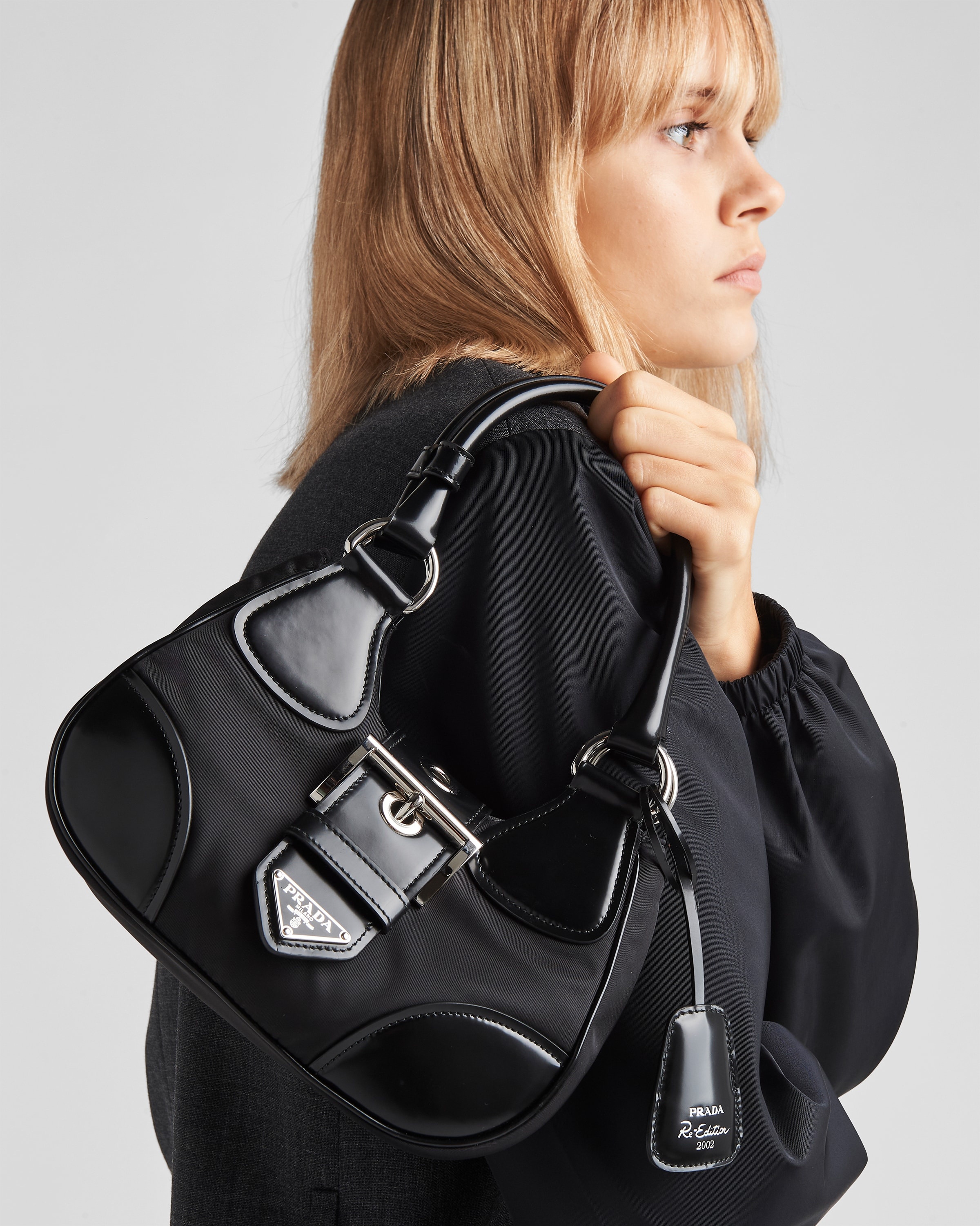 Prada Moon Re-Nylon and leather bag - 2