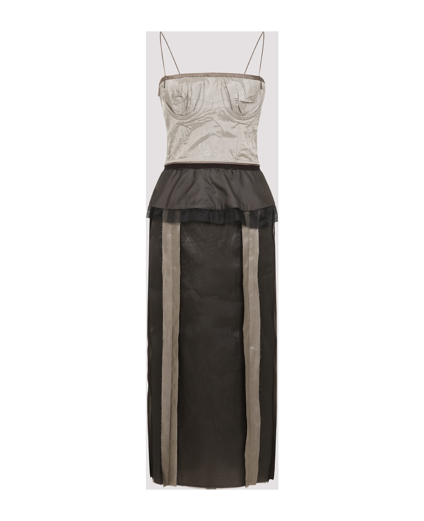 Silk Midi Dress - 3