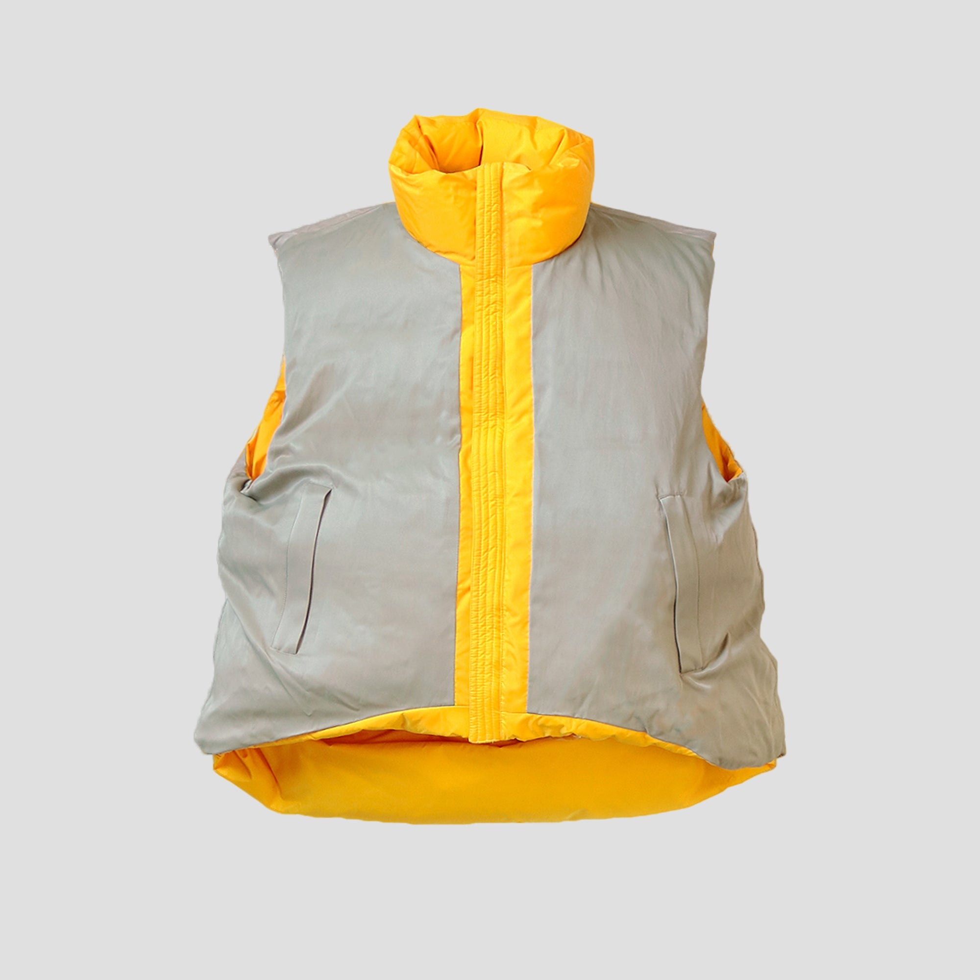 RIP STOP NYLON DOWN BURGER-KEEL VEST - 2