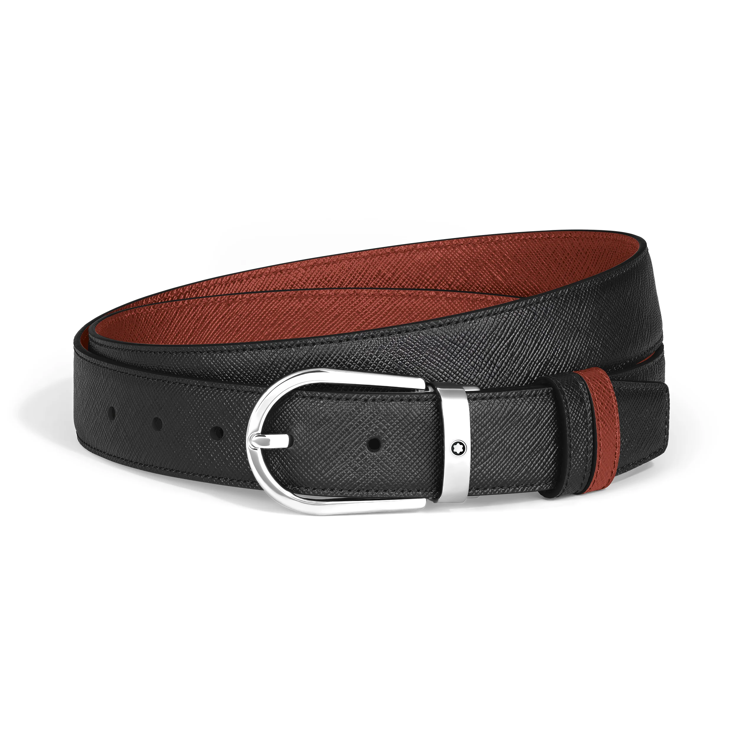 HORSESHOE 30 MM REVERSIBLE BELT IN SARTORIAL LEATHER - 1