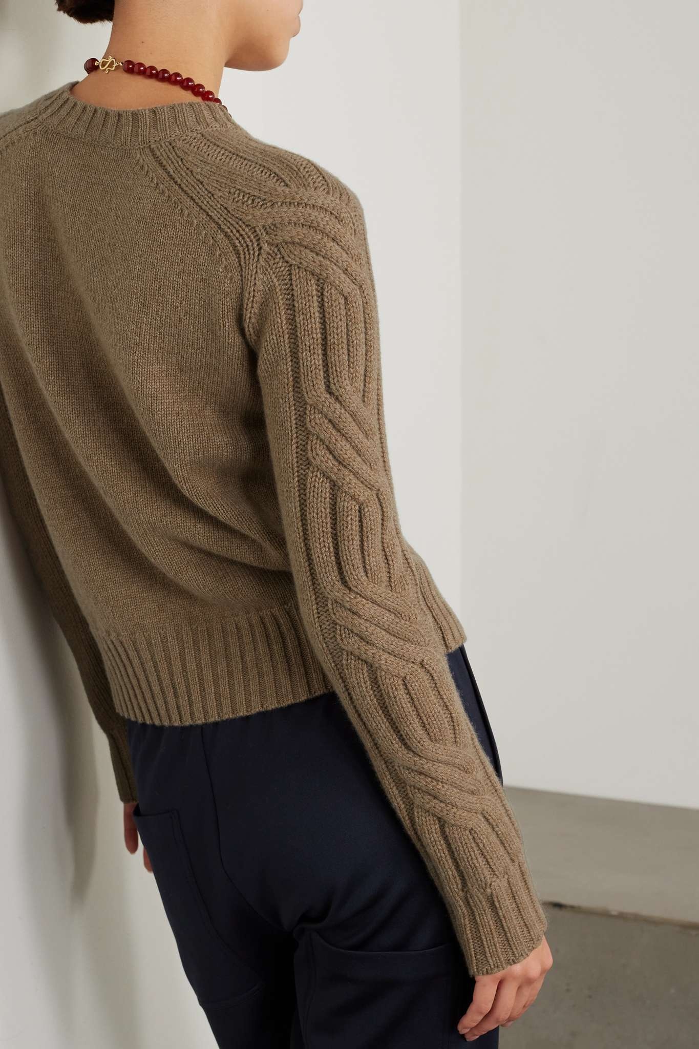 Berlina cable-knit cashmere sweater - 3