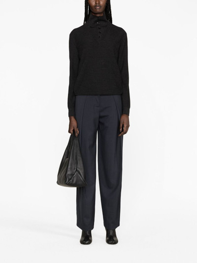 Lemaire double-neck polo jumper outlook