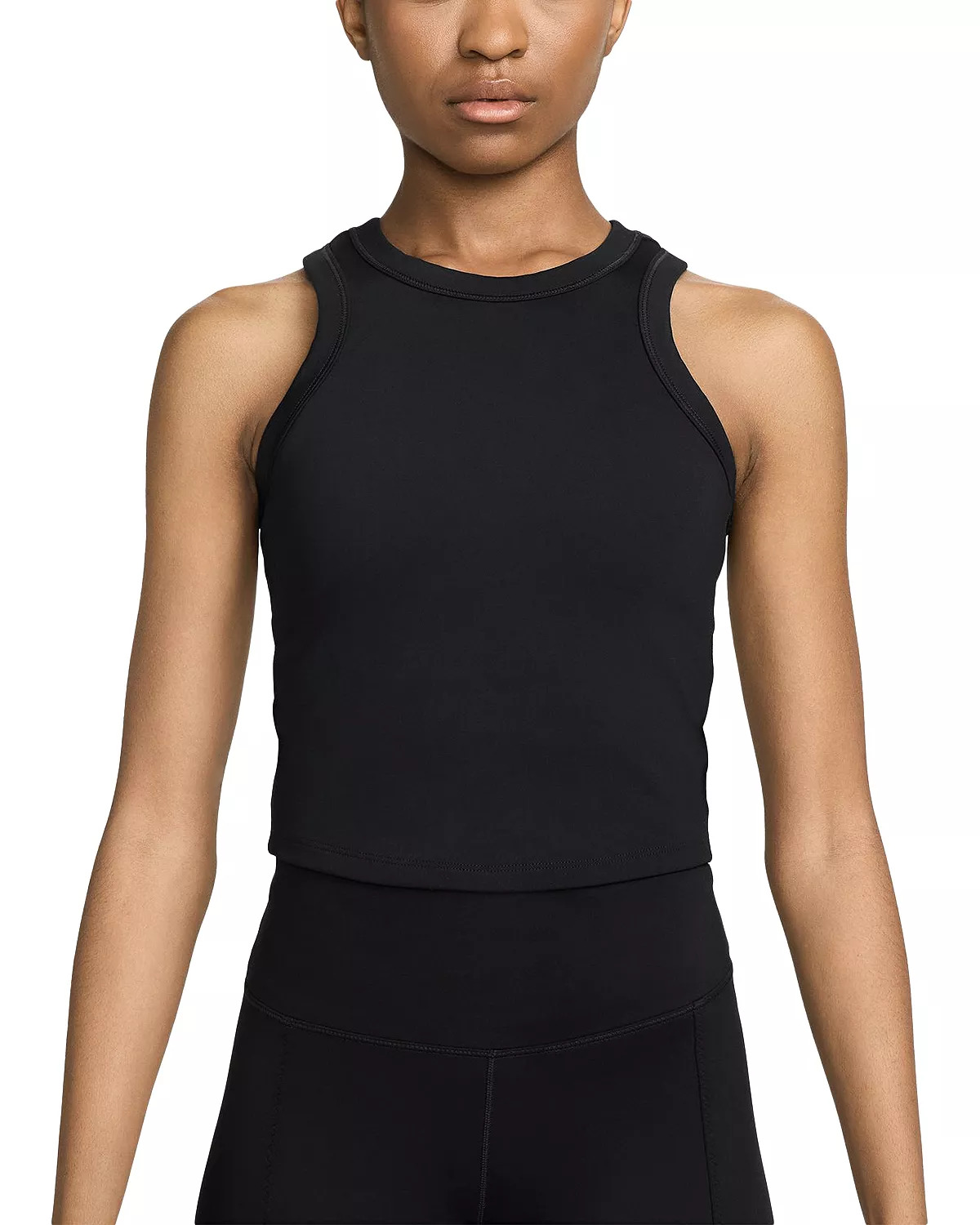 Fitted Racerback Crop Tank - 1