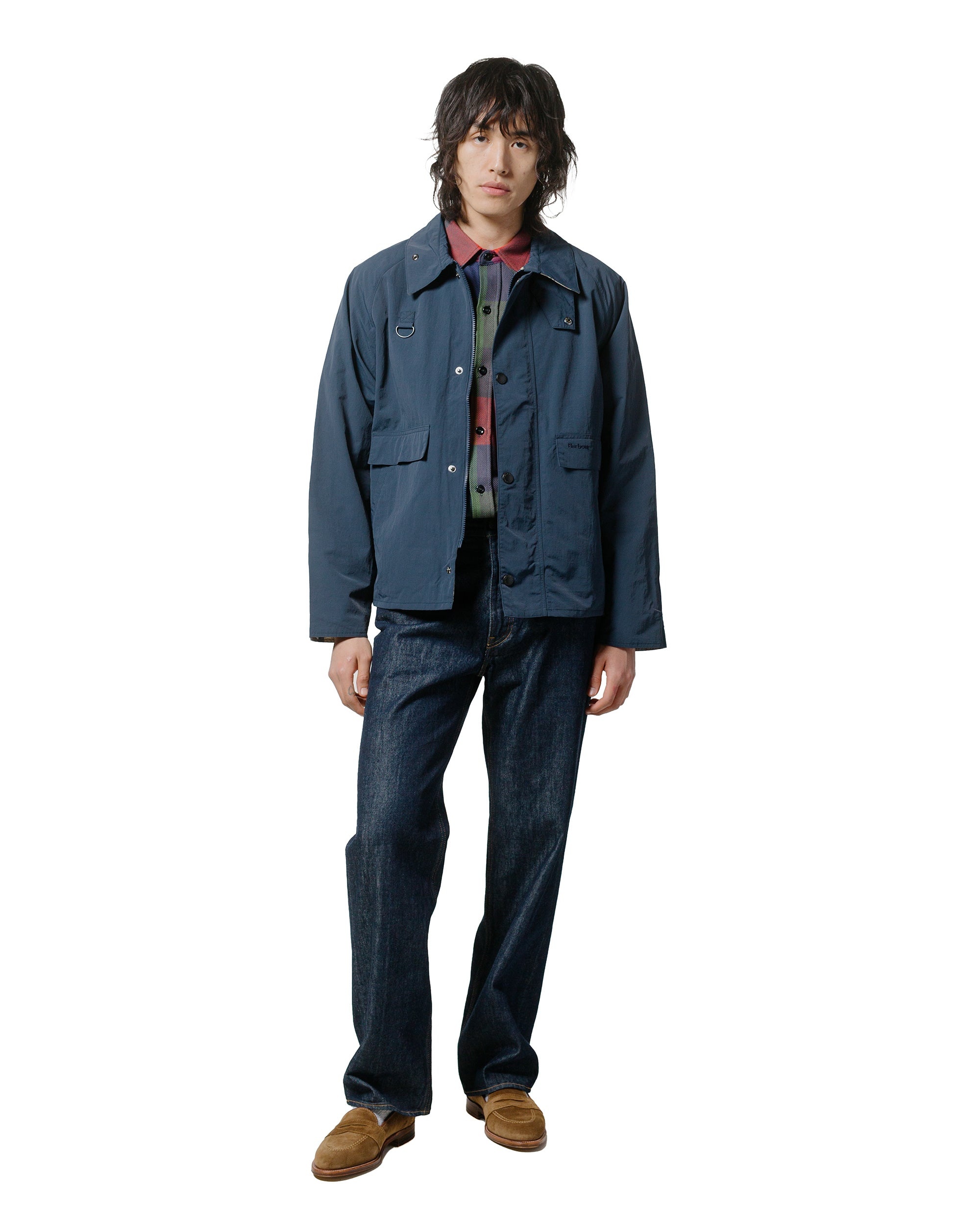 OS Spey Lightweight Showerproof Jacket Navy - 4