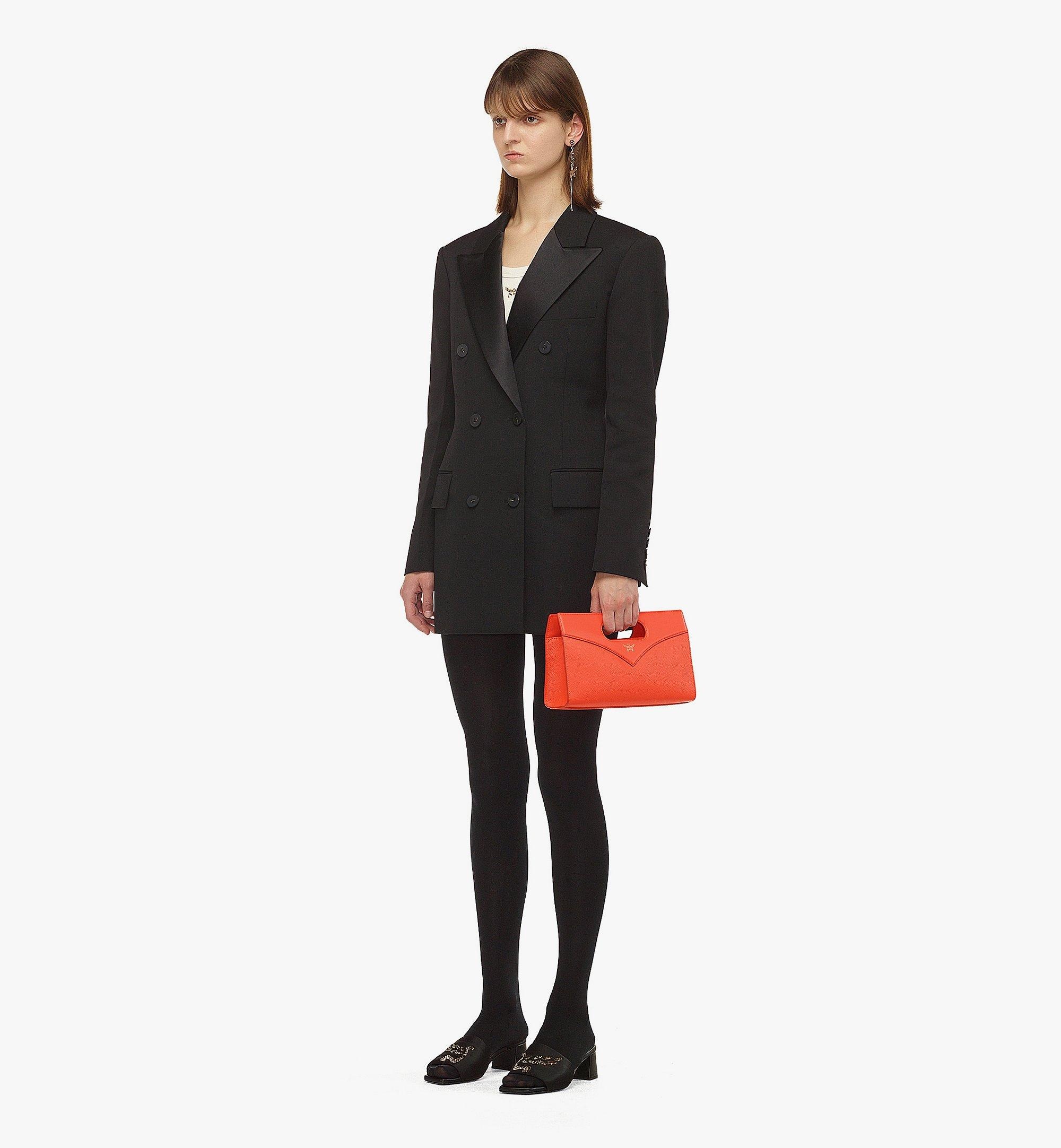 Diamond Tote in Embossed Leather - 6