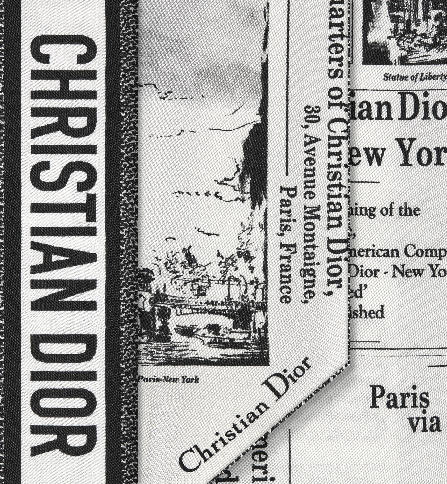 Newspaper Mitzah Scarf - 5