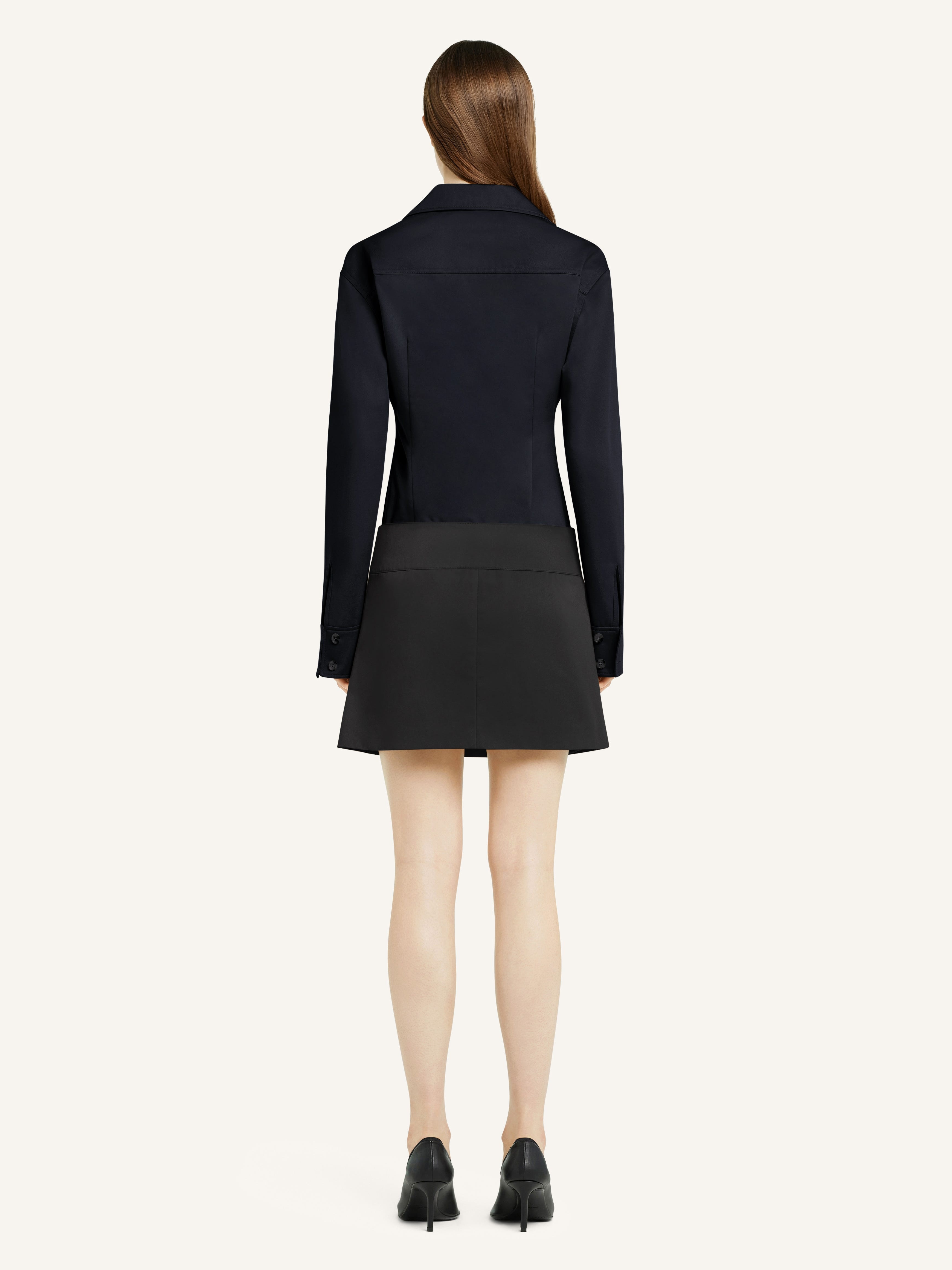 BELTED PLEATED MINI SKIRT - 4